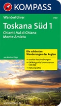 Cover: Toskana S&uuml;d 1, Chianti, Val di Chiana, Monte Amiata - KOMPASS-Karten
