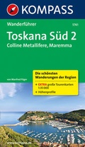 Cover: Toskana S&uuml;d 2, Colline Metallifere, Maremma - KOMPASS-Karten