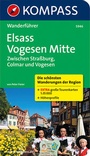 Cover: Elsass, Vogesen Mitte, Zwischen Straßburg, Colmar und Vogesen - KOMPASS-Karten