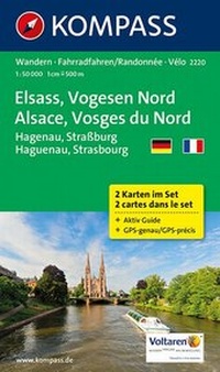 Abbildung von: KOMPASS Wanderkarte Elsass - Vogesen Nord - Alsace - Vosges du Nord - KOMPASS-Karten
