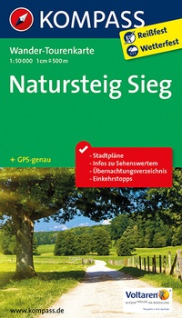 Abbildung von: Natursteig Sieg - KOMPASS-Karten