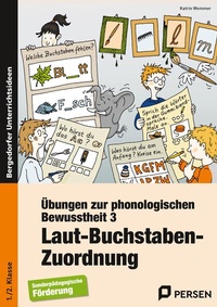 Abbildung von: Übungen zur phonologischen Bewusstheit 3 - Persen Verlag in der AAP Lehrerwelt GmbH