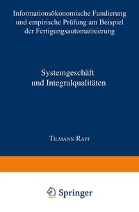 Enlarge image Cover: Systemgeschäft und Integralqualitäten - Deutscher Universitätsverlag