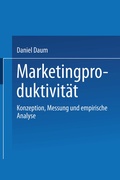 Cover: Marketingproduktivit&auml;t - Deutscher Universit&auml;tsverlag