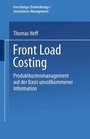 Cover: Front Load Costing - Deutscher Universitätsverlag
