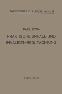 Abbildung von: Praktische Unfall- und Invalidenbegutachtung - Springer