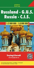Cover: freytag & berndt Stra&szlig;enkarte Russland - G.U.S. 1:2 Mio. - freytag & berndt