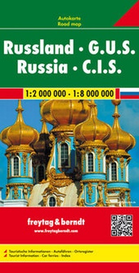 Abbildung von: Russland - G.U.S., Autokarte 1:2 Mio. - 1:8 Mio. - Freytag-Berndt und ARTARIA