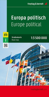 Abbildung von: Europa politisch, Straßenkarte 1:3.500.000, freytag & berndt - Freytag-Berndt und ARTARIA