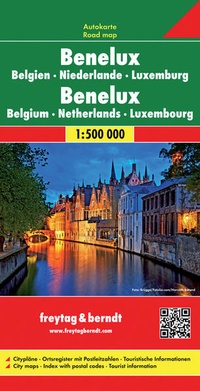 Abbildung von: Benelux, Autokarte 1:500.000 - Freytag-Berndt und ARTARIA