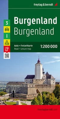 Abbildung von: Burgenland, Autokarte 1:200.000 - Freytag-Berndt und ARTARIA