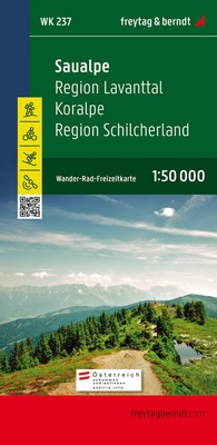 Abbildung von: Saualpe, Wander-, Rad- und Freizeitkarte 1:50.000, freytag & berndt, WK 237 - Freytag-Berndt und ARTARIA