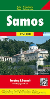 Abbildung von: Samos, Autokarte 1:50.000 - Freytag-Berndt und ARTARIA