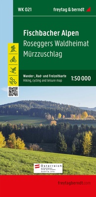 Abbildung von: Fischbacher Alpen, Wander-, Rad- und Freizeitkarte 1:50.000, freytag & berndt, WK 021 - Freytag-Berndt und ARTARIA