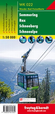 Abbildung von: WK 022 Semmering - Rax - Schneeberg - Schneealpe, Wanderkarte 1:50.000 - Freytag-Berndt und ARTARIA