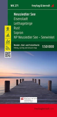 Abbildung von: Neusiedler See, Wander-, Rad- und Freizeitkarte 1:50.000, freytag & berndt, WK 271 - Freytag-Berndt und ARTARIA