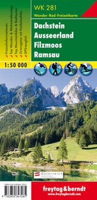 Abbildung von: WK 281 Dachstein - Ausseerland - Filzmoos - Ramsau, Wanderkarte 1:50.000 - Freytag-Berndt und ARTARIA