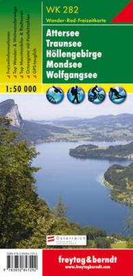 Abbildung von: WK 282 Attersee - Traunsee - Höllengebirge - Mondsee - Wolfgangsee, Wanderkarte 1:50.000 - Freytag-Berndt und ARTARIA
