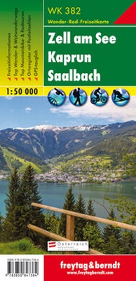 Abbildung von: WK 382 Zell am See - Kaprun - Saalbach, Wanderkarte 1:50.000 - Freytag-Berndt und ARTARIA