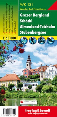Abbildung von: WK 131 Grazer Bergland - Schöckl - Almenland-Teichalm - Stubenbergsee, Wanderkarte 1:50.000 - Freytag-Berndt und ARTARIA