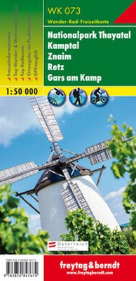 Abbildung von: WK 073, Nationalpark Thayatal - Kamptal - Znaim - Retz - Gars am Kamp, Wanderkarte 1:50.000 - Freytag-Berndt und ARTARIA