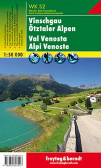 Abbildung von: WK S2 Vinschgau - Ötztaler Alpen, Wanderkarte 1:50.000 - Freytag-Berndt und ARTARIA
