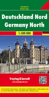 Abbildung von: Deutschland Nord, Autokarte 1:500.000 - Freytag-Berndt und ARTARIA