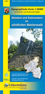 Abbildung von: Wandern und Radwandern im nördlichen Westerwald (WR) - Landesamt für Vermessung und Geobasisinformation Rheinland-Pfalz