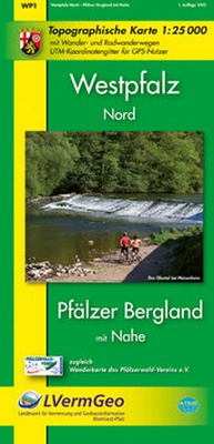 Abbildung von: Westpfalz-Nord, Pfälzer Bergland mit Nahe - Landesamt für Vermessung und Geobasisinformation Rheinland-Pfalz