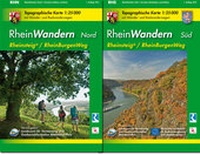 Abbildung von: RheinWandern (WR) - 2-teiliges Kartenset - Landesamt für Vermessung und Geobasisinformation Rheinland-Pfalz