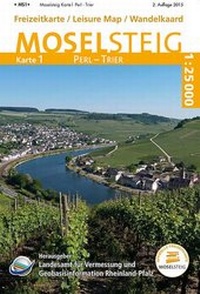 Abbildung von: Moselsteig Karte 1 (WR) - Landesamt für Vermessung und Geobasisinformation Rheinland-Pfalz