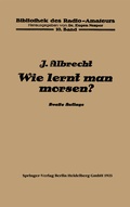 Cover: Wie lernt man morsen? - Springer