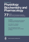 Cover: Ergebnisse der Physiologie, biologischen Chemie und experimentellen Pharmakologie - Springer
