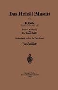 Cover: Das Heiz&ouml;l (Masut) - Springer