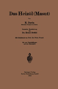 Abbildung von: Das Heizöl (Masut) - Springer