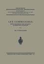 Cover: Lex Commissoria - Springer