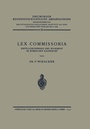 Cover: Lex Commissoria - Springer