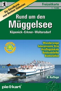 Abbildung von: Rund um den Müggelsee 1 : 15.000 Freizeitkarte - PIEKART