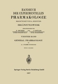 Cover: General Pharmacology - Springer