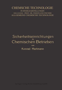 Abbildung von: Sicherheitseinrichtungen in Chemischen Betrieben - Springer