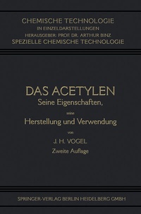Abbildung von: Das Acetylen - Springer