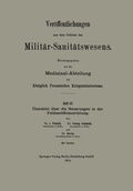 Cover: &Uuml;bersicht &uuml;ber die Neuerungen in der Feldsanit&auml;tsausr&uuml;stung - Springer