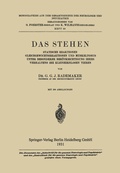 Abbildung von: Das Stehen - Springer
