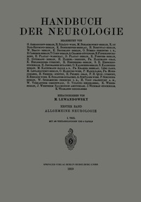 Enlarge image Cover: Handbuch der Neurologie - Springer
