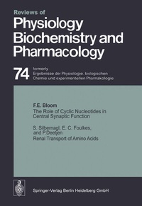 Enlarge image Cover: The Role of Cyclic Nucleotides in Central Synaptic Function / Renal Transport of Amino Acids - Springer