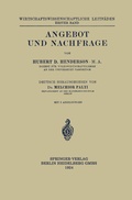 Cover: Angebot und Nachfrage - Springer