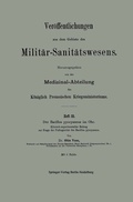 Abbildung von: Der Bacillus pyocyaneus im Ohr - Springer