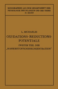 Enlarge image Cover: Oxydations-Reductions-Potentiale - Springer