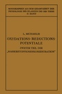 Cover: Oxydations-Reductions-Potentiale - Springer