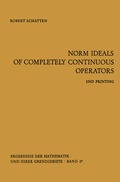 Cover: Norm Ideals of Completely Continuous Operators - Springer